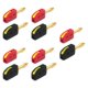 thumbnail image 3 of 10 Piezas De Conector Banana De 4 Mm De Repuesto De Alto Rendimiento De Primera Calidad De Alta Corriente 5 Piezas Rojas 5 Piezas Negras, 3 of 5