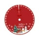 thumbnail image 4 of Cubierta De La Base De La Falda Del árbol De Navidad 90 Cm Redondo Cálido Para La Decoración Del Hogar Fiesta Estilo De Vacaciones D, 4 of 5