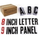 thumbnail image 1 of Letrero con letras de marquesina, Depot Condensed Helvetica, 8 pulgadas, 1 of 9
