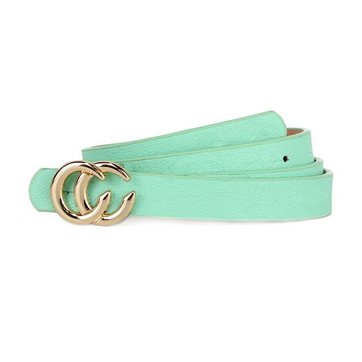 Carven - Cinturón Oporto Verde Agua