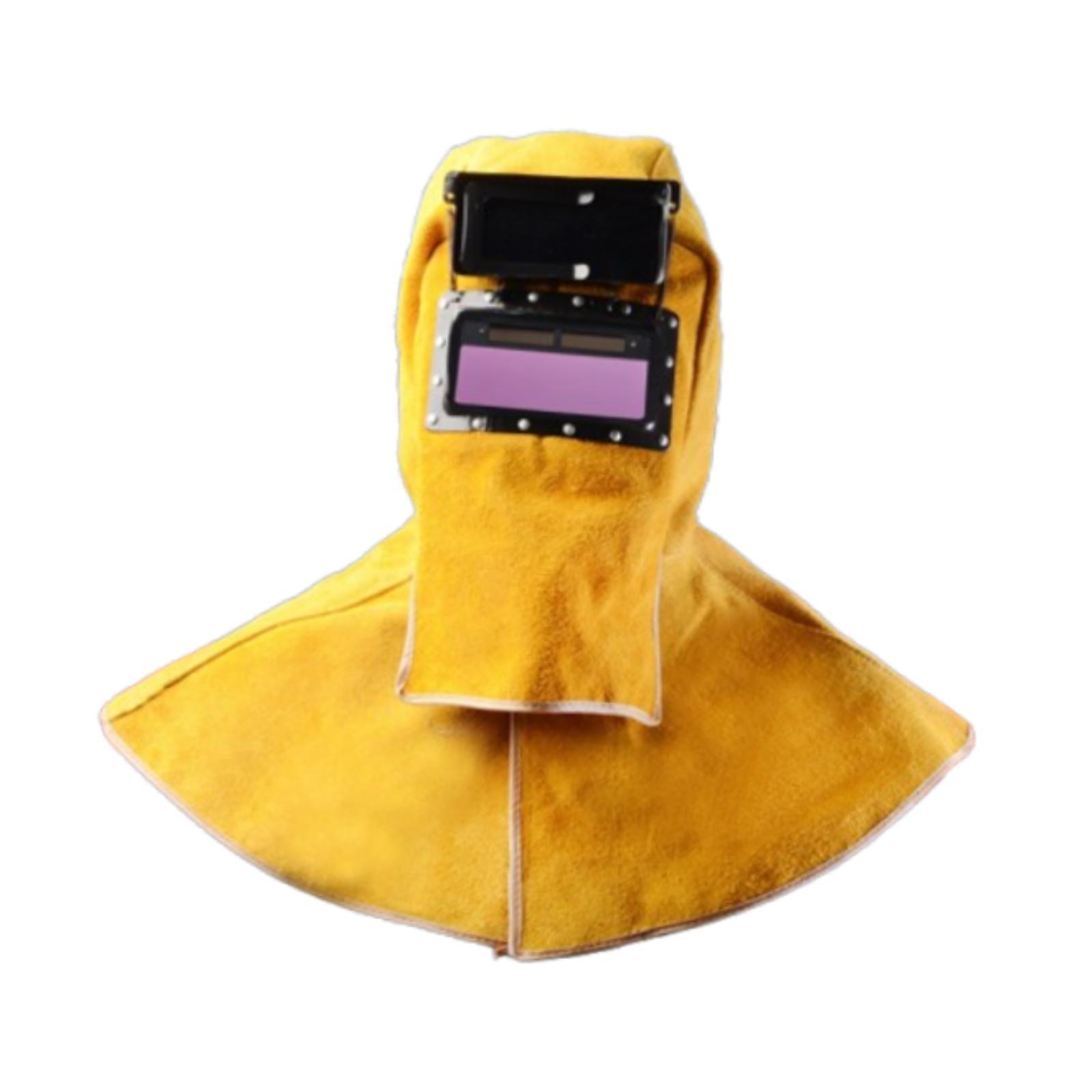 Magideal - Máscara Facial Para Soldador Máscara De Soldadura Con Lente Antipolvo Gran Protección Para Los Hombros Versátil Estilo C