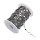 thumbnail image 4 of Cadenas de eslabones de estrella, cadena envuelta en alambre de acero inoxidable a granel para manualidades, pulseras, suministros de joyería, decorac Argén, 4 of 5