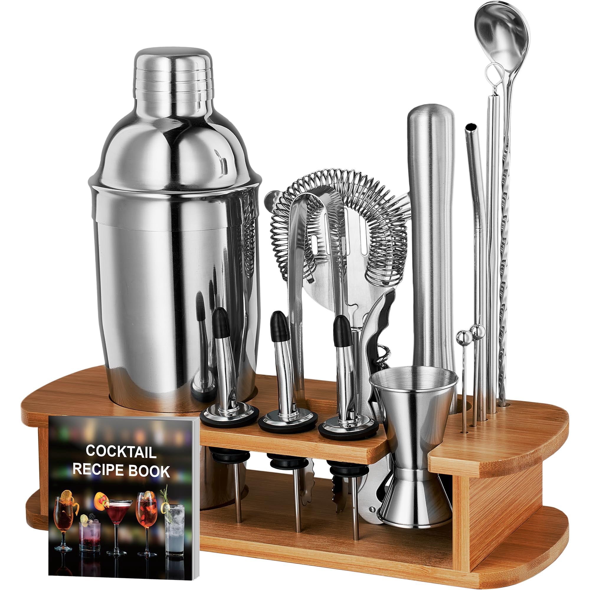 Set De Coctelera Finedine, 17 Piezas, Acero Inoxidable
