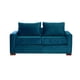 thumbnail image 3 of Sofa Livorno 2 C Tela Velvet Azul Petroleo, 3 of 8
