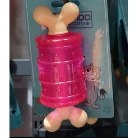 Genérico - Juguete Para Perro Forma Hueso Mascota Rosa