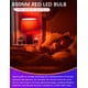 thumbnail image 2 of Bombillas LED para dormir Ajuns, color rojo, 7 W, 650 nm, regulable, E26, paquete de 2, 2 of 7