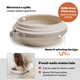 thumbnail image 4 of Cuenco Plegable para Perro Cleverpup Nomad Grande 1,2 L Arena (Silicona), 4 of 8