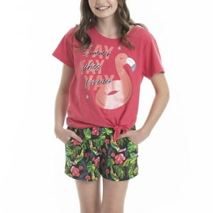 Lady Genny - Pijama Cotton Estampado Aventura