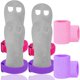 thumbnail image 1 of Manoplas de Gimnasia Amrta 2 pares color púrpura-rosa Talla S, 1 of 7