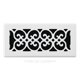 thumbnail image 1 of Registro de Piso Decor Grates 10x25 cm Blanco con Diseño de Pergamino, 1 of 2