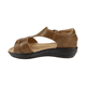 thumbnail image 3 of SANDALIAS NEW WALK BROCHE REPTIL CAFÉ MUJER | FQT296-40 - Talla 37 CL / 24 CM, 3 of 5