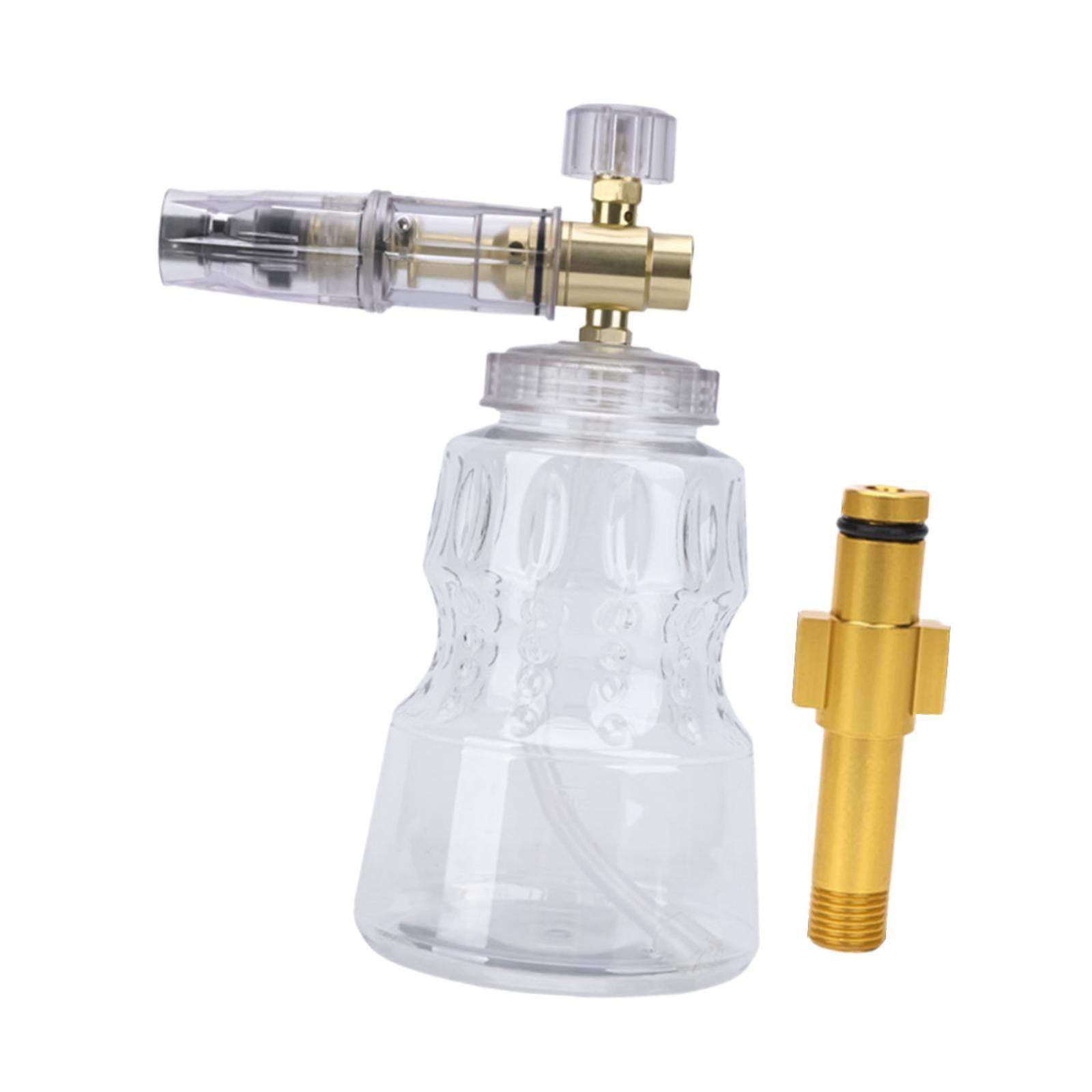 Magideal - Pulverizador De Espuma A Presión Para Lavado De Autos, Pulverizador De Agua, Hidrolavadora Portátil Manual De 1 L, Botella De Espuma De Gran Capacidad Adaptador C