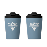 Casako Trail - Mug Térmico 350 Ml Set De 2 Para Café Flipseal Acero Inoxidable Azul Carbon