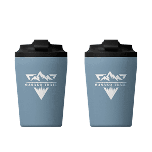 Casako Trail - Mug Térmico 350 Ml Set De 2 Para Café Flipseal Acero Inoxidable Azul Carbon