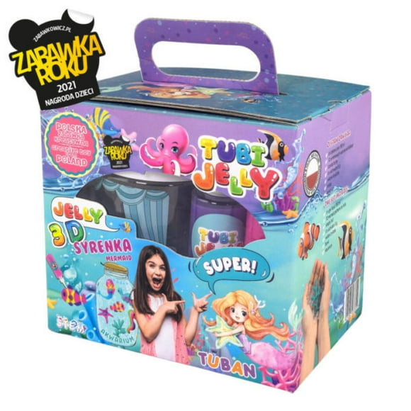 Set Tubi Jelly 6 Colores + Acuario - Sirena