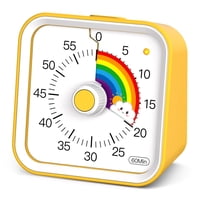 Infpokid - Temporizador Visual Infokid Para Niños Con Pausa De 60 Minutos En Amarillo Arcoíris