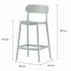 thumbnail image 4 of Piso Taburete Silla alta bar cocina Oslo 65cm Gris Verde, 4 of 6