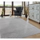 thumbnail image 2 of Alfombra decorativa United Weavers Cascades Tehama plateada geométrica, 2 of 5