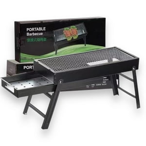 N-Ofertas - Parrilla De Carbón Portátil Plegable Bbq Camping