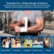 thumbnail image 5 of Cinta adhesiva deportiva Affordtex, 4 rollos, 1,5 cm x 10 m, color blanco, 5 of 6