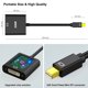 thumbnail image 5 of Adaptador Mini DP a DVI BENFEI de 2 unidades con conectores chapados en oro, 5 of 6