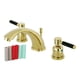 thumbnail image 1 of Grifo de baño Kingston Brass KB8962DKL Widespread 8-16, 1 of 3