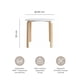 thumbnail image 5 of Set Mesa y 2 Sillas Infantil Sitte Relan Simil Madera Nórdico, 5 of 10