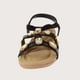 thumbnail image 3 of Sandalia Joyas Negro Vía Franca, 3 of 5