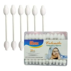 Genérico - Set 10 Cajas De Hisopos Cotonito X55 Algodón Suave Lau