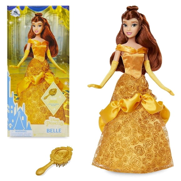Muñeca Disney Store Princess Belle Classic de 29 cm con accesorio