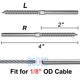thumbnail image 2 of Tornillos lag de acero DN Mate T316 inoxidable con rosca derecha e izquierda, 2 of 7