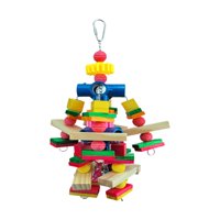 Magideal - Juguete Para Masticar Loros, Juguete Para Pájaros, Equipo Lindo, Jaula Para Percha Para Pájaros, Juguete Para Rasgar, Suministros Para Porche, Jardín,