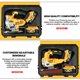 thumbnail image 3 of Estuche LOTOCASE Impermeable Duro para Sierra Caladora Dewalt 20V, 3 of 6