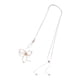 thumbnail image 5 of Suéter Largo Collares Cadena Elegante Decorar Para Fiestas Trabajo Regalos Argent Rose Aureate, 5 of 5