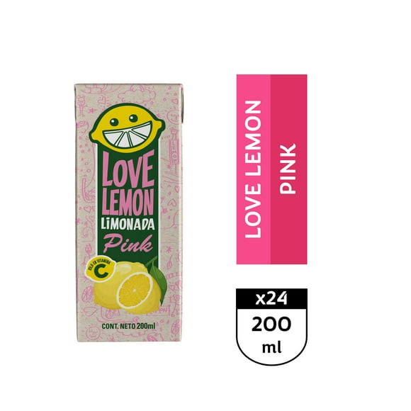 Love Lemon Pink 24 x 200 ml