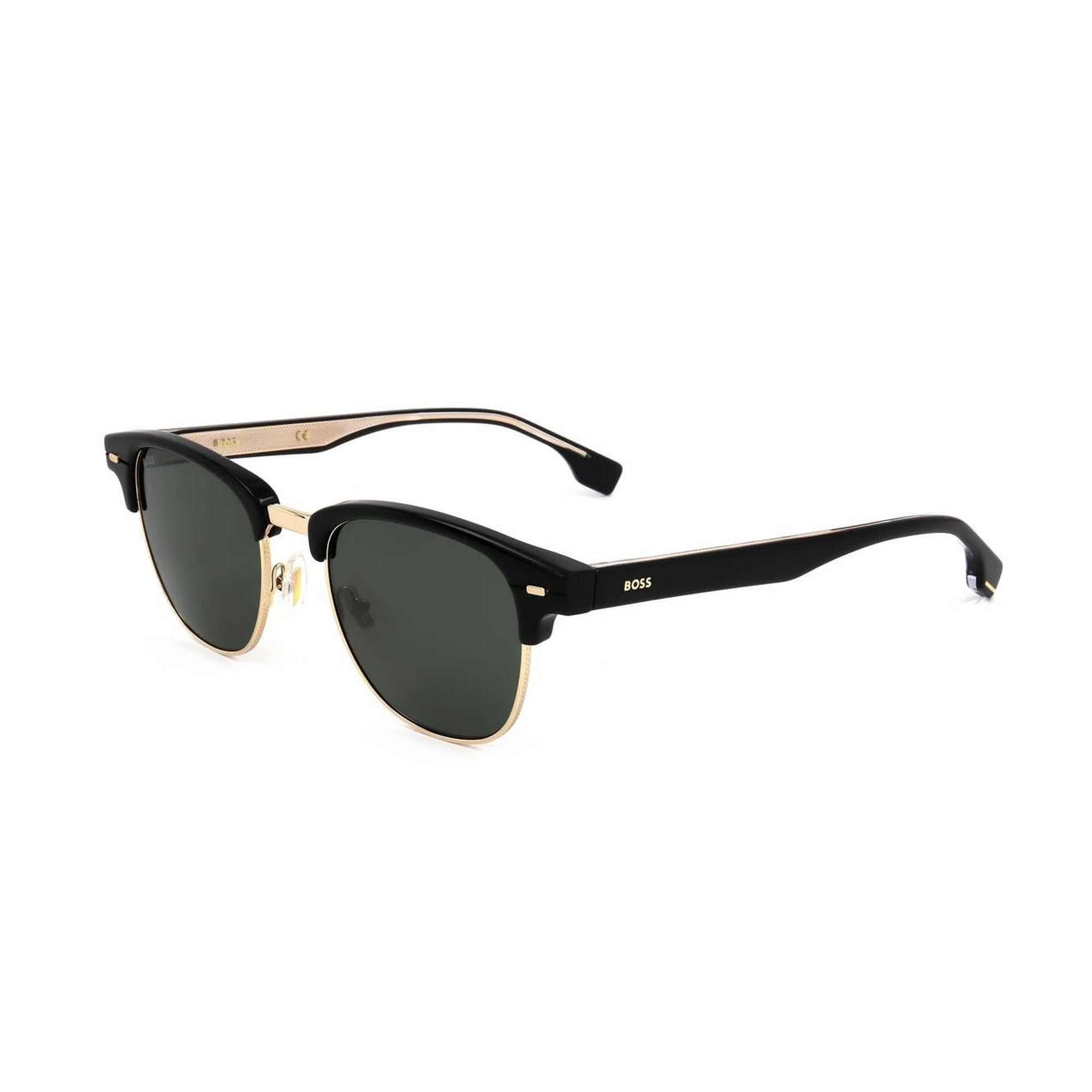 Gafas De Sol Hugo Boss Browline B1381s Gold/black Para Hombre