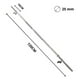 thumbnail image 2 of Barra Preolímpica 120 cm Cromada Con 15 kg En Discos PVC, 2 of 3