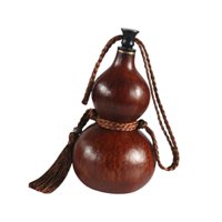 Bothyi - Calabaza De Vino Con Cuerda Trenzada Con Flecos, Manualidades Multifunción Para Escritorio Del Hogar
