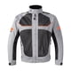 thumbnail image 4 of Chaqueta de motociclismo, chaqueta de Motocross, protección contra impactos, malla transpirable reflectante, abrigo de equipo protector para montar en Gris 4XL, 4 of 5