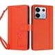 thumbnail image 3 of Funda Cartera Trébol para Xiaomi Poco X6 con Ranuras Tarjetas y Carga Inalámbrica Naranja, 3 of 6