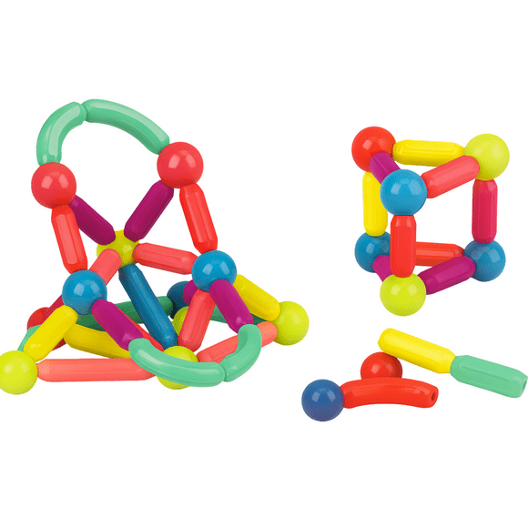 Set 42 Piezas Bloques Juguetes De Construcción Magnéticos