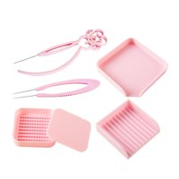 Magideal - 5 Mini Pinzas De 2,6 Mm Para Planchar Cuentas, Bandeja De Almacenamiento Práctica, De Alta Eficiencia Y Sin Esfuerzo Para Planchar Alineadores De Cuen