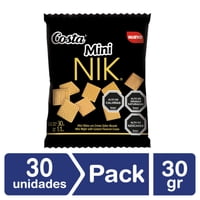 Costa - Galleta Snack Mini Nik 30 Gr X 30 Uni