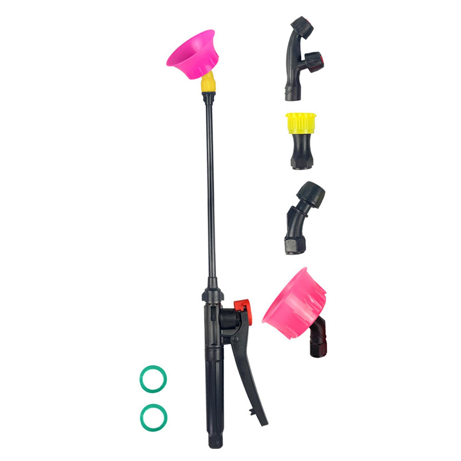 Ioensy - Varilla Rociadora Retráctil, Varita Rociadora Para Árbol, Jardín, Riego, Plantas Colgantes, Fija, 50Cm, 5 Boquillas