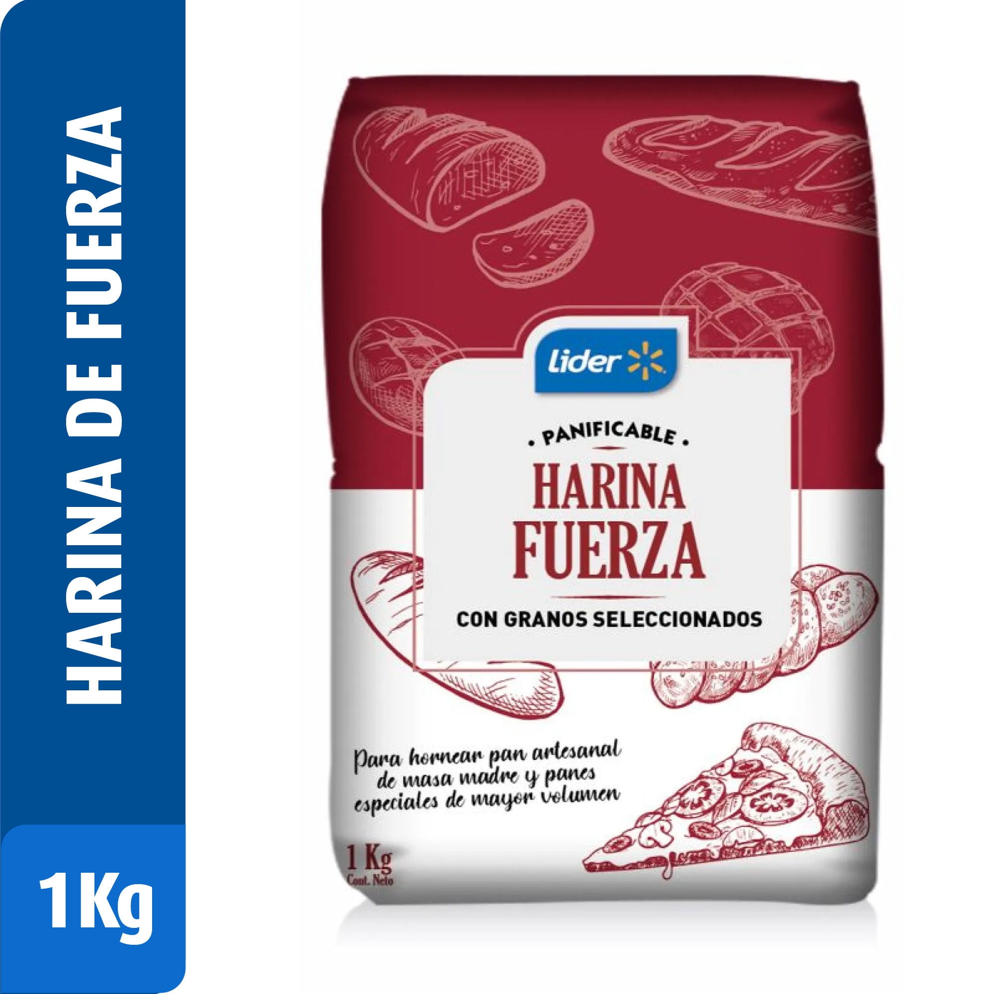 Harina De Trigo Bolsa 1 kg Lider