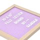 thumbnail image 2 of Tablero de Letras GAJIGAJI 25x25 cm Marco de Madera Morado, 2 of 6