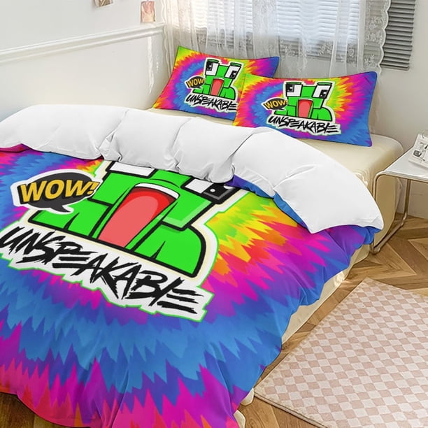 Boom Tie Dye Unspeakable Comforter Set Soft 3 Pcs Twin Bedding Sets Thicken for All Season