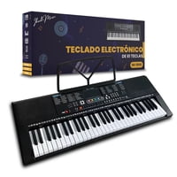 Ibrah Music - Piano Eléctrico Yongmei 61 Teclas Teclado Musical Usb