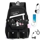 thumbnail image 1 of MINISO Kuromi Melody Joint Peripheral Backpack Female Cute Elementary School Students Junior High School Bag Mochila, 1 of 3