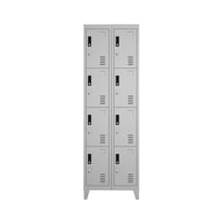 Recilock - Lockers Metálicos: 2 Cuerpos Y 8 Puertas